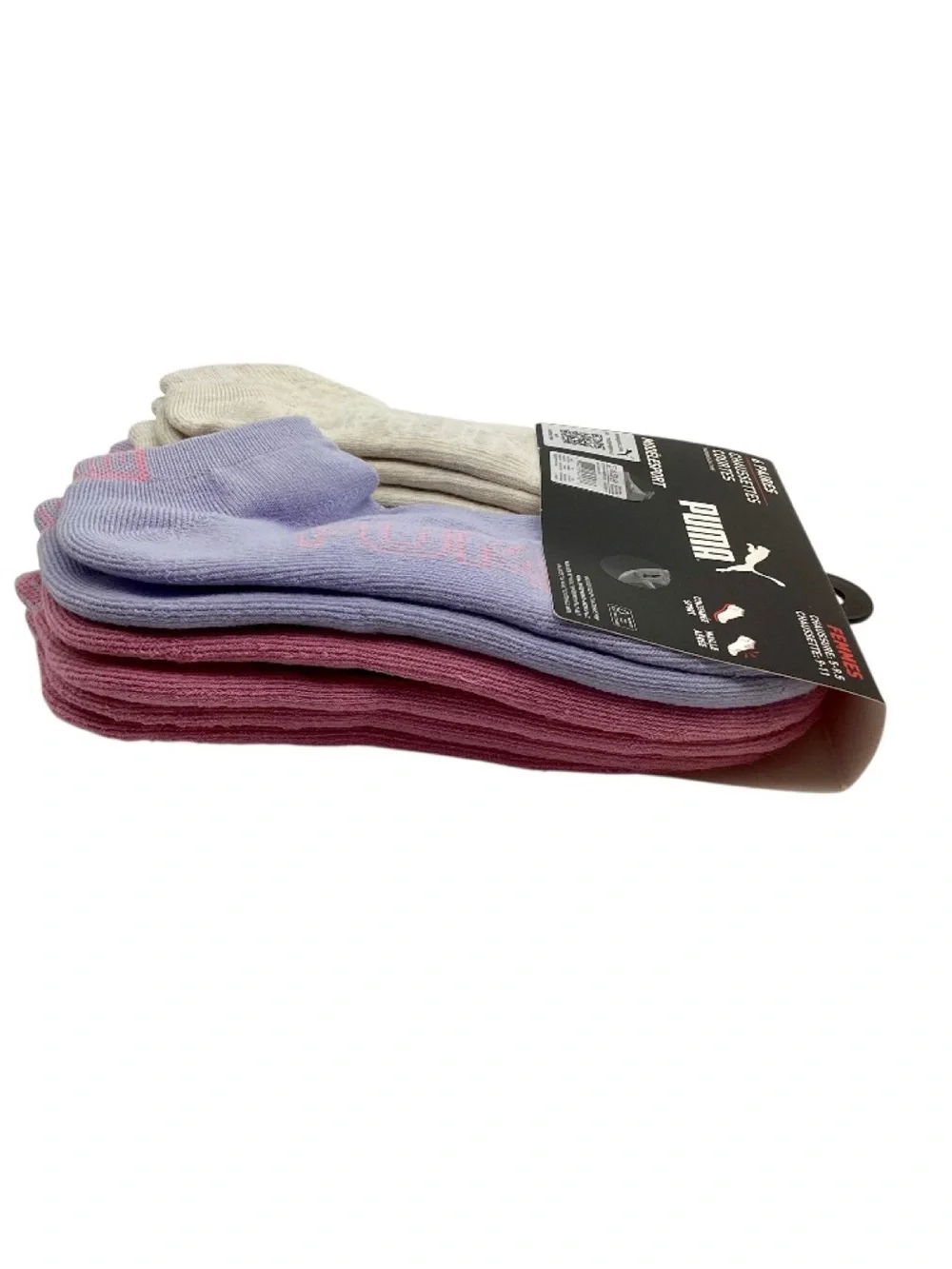 Puma 6 pk. Low Cut Sportstyle Training Socks (NWT) (Shoe Size: 5-9.5)